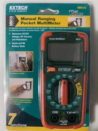 Extech mn10 manual ranging - mn10,