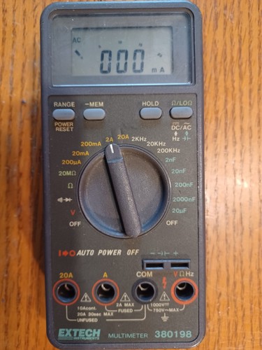 Extech model 380198 multimeter - 380198,